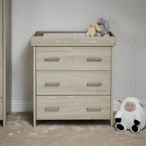Obaby Changing Unit Nika Grey Wash Obaby Changing Unit Nika Grey Wash