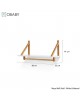 Obaby Shelf Maya White Natural Obaby Shelf Maya White Natural