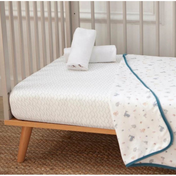Baby Elegance Bedding Set 4pc Cotbed Sea