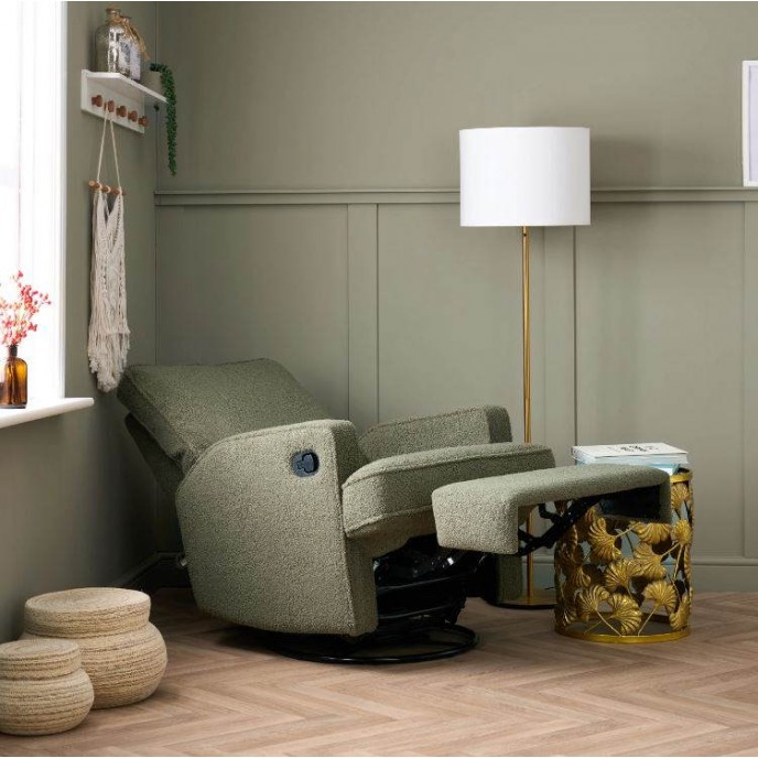 Obaby Swivel Glider Chair Madison Teddy Olive Obaby Swivel Glider Chair Madison Teddy Olive