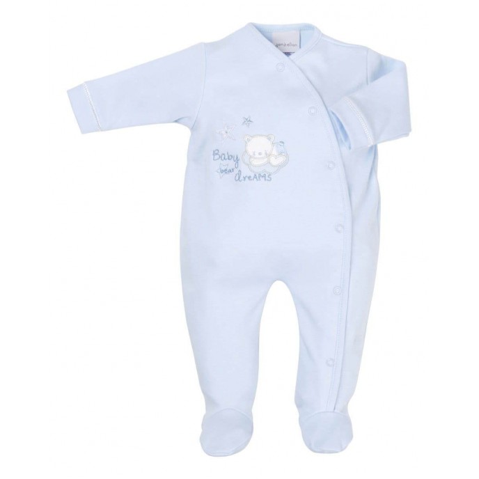 Dandelion Cotton Sleepsuit Bear Dreams Blue 00-03m