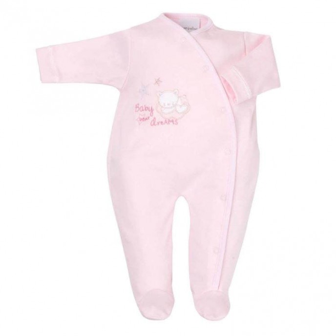 Dandelion Cotton Sleepsuit Bear Dreams Blue Newborn