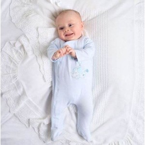 Dandelion Cotton Sleepsuit Elephant Balloon Blue Newborn Dandelion Cotton Sleepsuit Elephant Balloon Blue Newborn