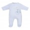 Dandelion Cotton Sleepsuit Elephant Balloon Blue Newborn