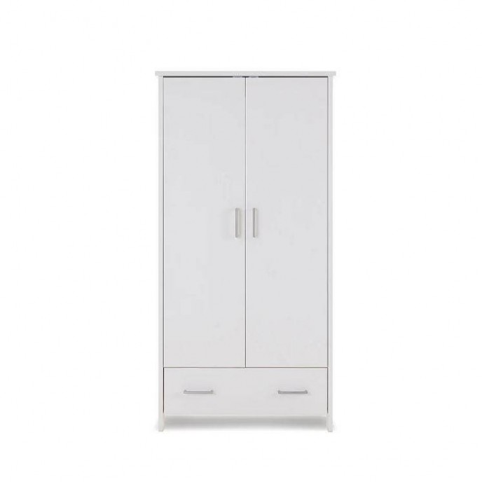 Obaby Double Wardrobe Nika White Wash Obaby Double Wardrobe Nika White Wash