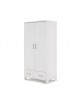 Obaby Double Wardrobe Nika White Wash Obaby Double Wardrobe Nika White Wash