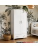 Obaby Double Wardrobe Nika White Wash Obaby Double Wardrobe Nika White Wash
