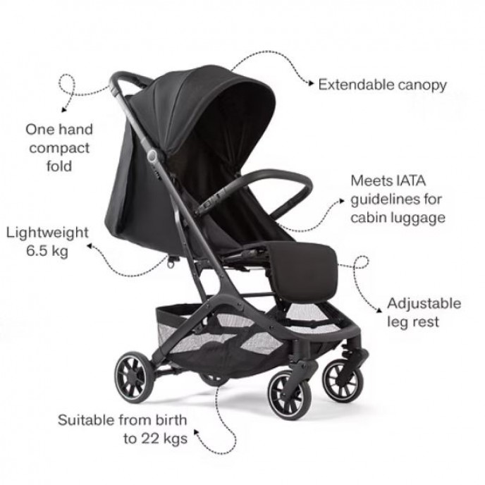 Red Kite Stroller Push Me Explor Black