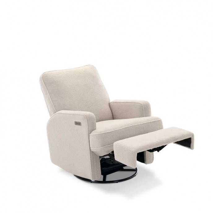 Obaby Swivel Electric Glider Chair Madison Teddy Ivory Obaby Swivel Electric Glider Chair Madison Teddy Ivory