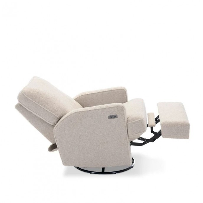 Obaby Swivel Electric Glider Chair Madison Teddy Ivory Obaby Swivel Electric Glider Chair Madison Teddy Ivory