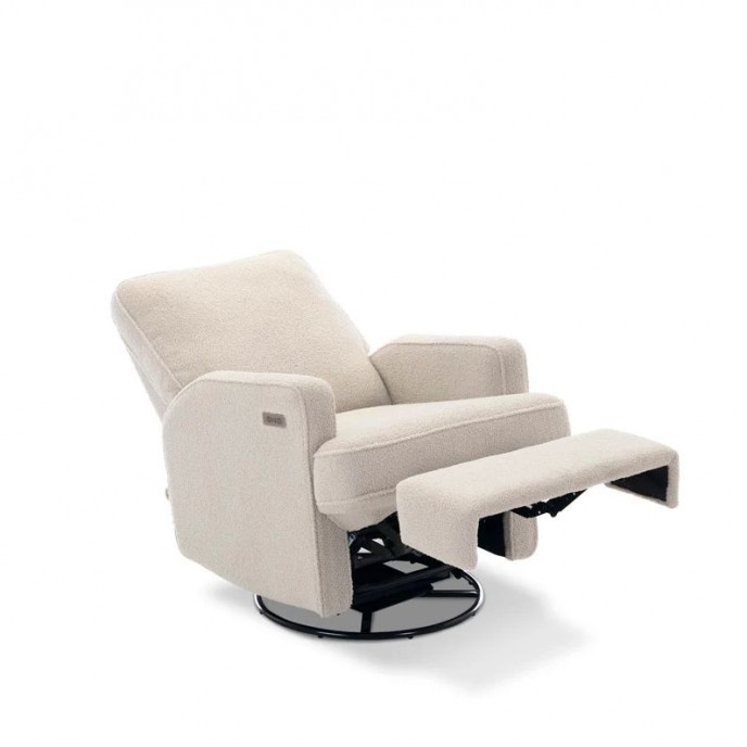 Obaby Swivel Electric Glider Chair Madison Teddy Ivory Obaby Swivel Electric Glider Chair Madison Teddy Ivory