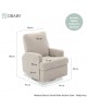 Obaby Swivel Electric Glider Chair Madison Boucle Obaby Swivel Electric Glider Chair Madison Boucle