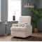 Obaby Swivel Electric Glider Chair Madison Teddy Ivory