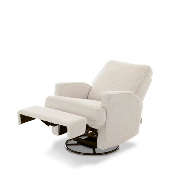 Obaby Swivel Electric Glider Chair Madison Teddy Ivory Obaby Swivel Electric Glider Chair Madison Teddy Ivory