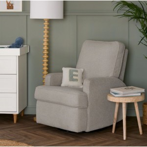 Obaby Swivel Electric Glider Chair Madison Teddy Truffle
