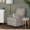 Obaby Swivel Electric Glider Chair Madison Teddy Truffle