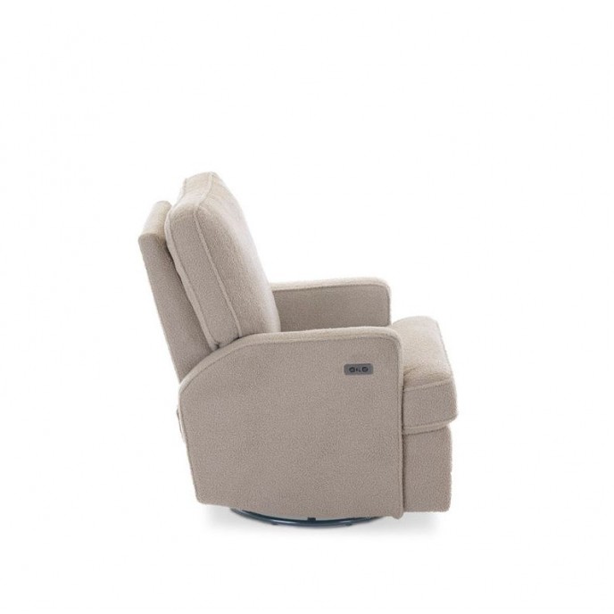 Obaby Swivel Electric Glider Chair Madison Teddy Truffle Obaby Swivel Electric Glider Chair Madison Teddy Truffle