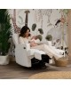 Obaby Swivel Electric Glider Chair Madison Boucle Obaby Swivel Electric Glider Chair Madison Boucle