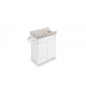 Cam Bath and Changing Unit Asia White