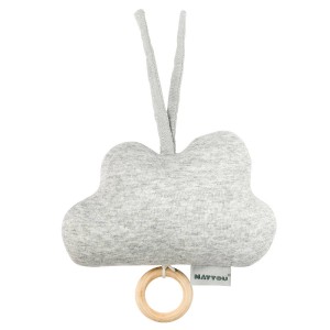 Nattou Musical Pure Cotton Cloud Grey Nattou Musical Pure Cotton Cloud Grey