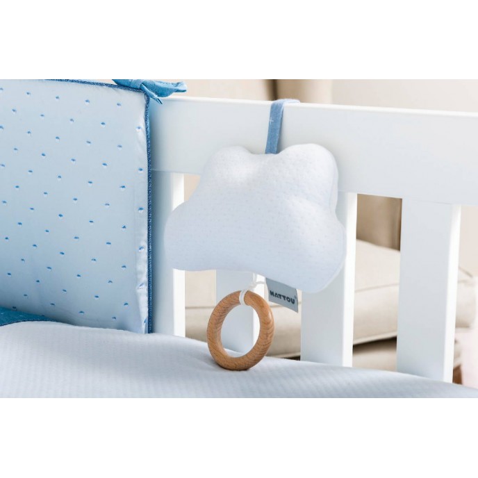 Nattou Musical Pure Cotton Cloud Blue Nattou Musical Pure Cotton Cloud Blue