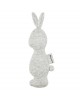 Nattou Cuddly Pure Cotton Bunny with Rattle Grey