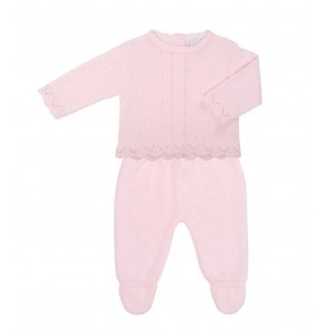 Dandelion Knitted Top and Trousers Set Pink Dandelion Knitted Top and Trousers Set Pink