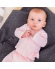 Dandelion Knitted Top with Bow and Trousers Set Pink