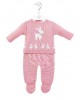 Dandelion Knitted Top and Trousers Set Reindeer Pink