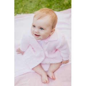 Dandelion Pearl Button Pleated Coat Pink Dandelion Pearl Button Pleated Coat Pink