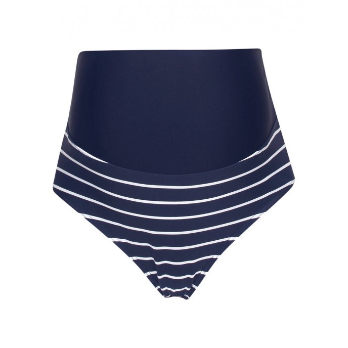 Jojo Maman Bebe Maternity Tankini Navy Stripe