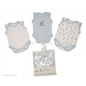 Vests Sleeveless 3pk Boy Vests Sleeveless 3pk Boy