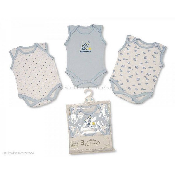 Vests Sleeveless 3pk Boy