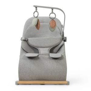 Red Kite Bouncer Baya Dove Grey & Wood
