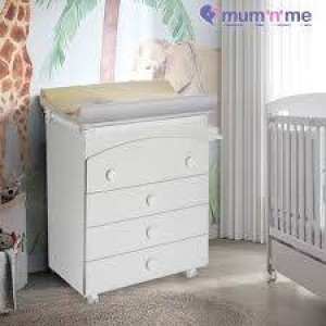 Plebani Changing Unit Luna White Plebani Changing Unit Luna White