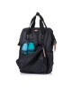 Chipolino Mama Backpack Black Leather