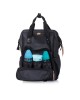 Chipolino Mama Backpack Black Leather