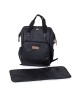 Chipolino Mama Backpack Black Leather