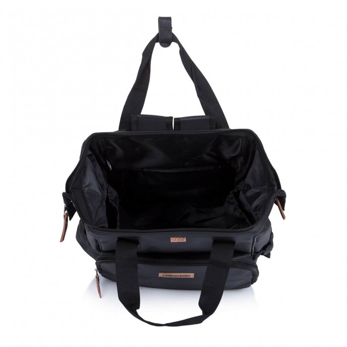 Chipolino Mama Backpack Black Leather