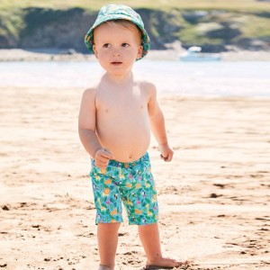 Jojo Maman Bebe Swim shorts with Nappy Jungle Jojo Maman Bebe Swim shorts with Nappy Jungle