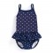 Jojo Maman Bebe Swimsuit with Nappy Navy Dots Jojo Maman Bebe Swimsuit with Nappy Navy Dots