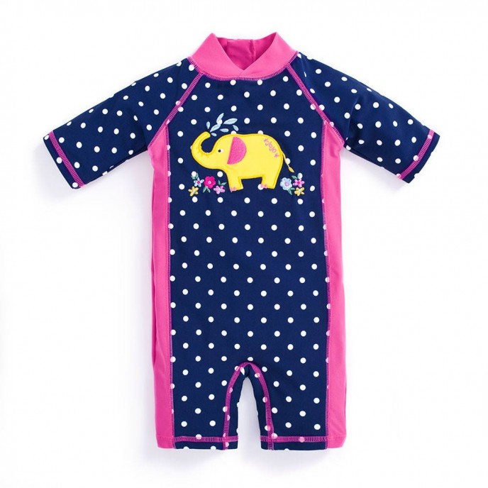 Jojo Maman Bebe Sun Protection 1pc Suit Elephant