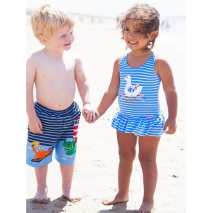 Jojo Maman Bebe Swim shorts with Nappy Seaside Jojo Maman Bebe Swim shorts with Nappy Seaside