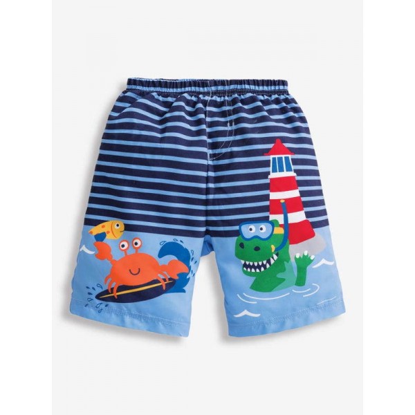 Jojo Maman Bebe Swim shorts with Nappy Seaside Jojo Maman Bebe Swim shorts with Nappy Seaside