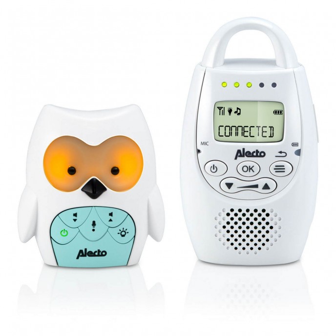 Alecto Sound Monitor Owl White/Mint