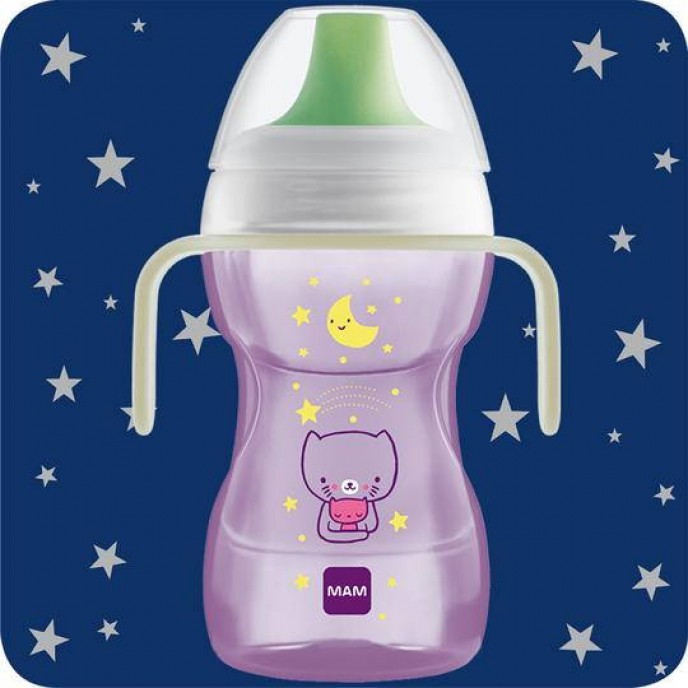 Mam Fun to Drink Cup 270ml 8m+ Night Pink