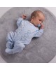 Dandelion Cotton Sleepsuit Triple Stars Blue