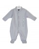 Dandelion Cotton Sleepsuit Triple Stars Grey