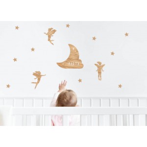 Vintiun Personalised Wall Decoration Fairies Vintiun Personalised Wall Decoration Fairies