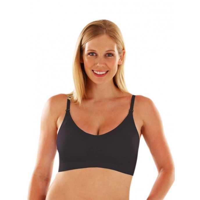 Emma Jane Zara Nursing Bra Seamless Black